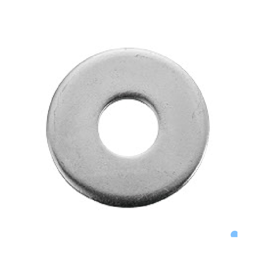 Plochá okrúhla oceľová zinková podložka DIN9021